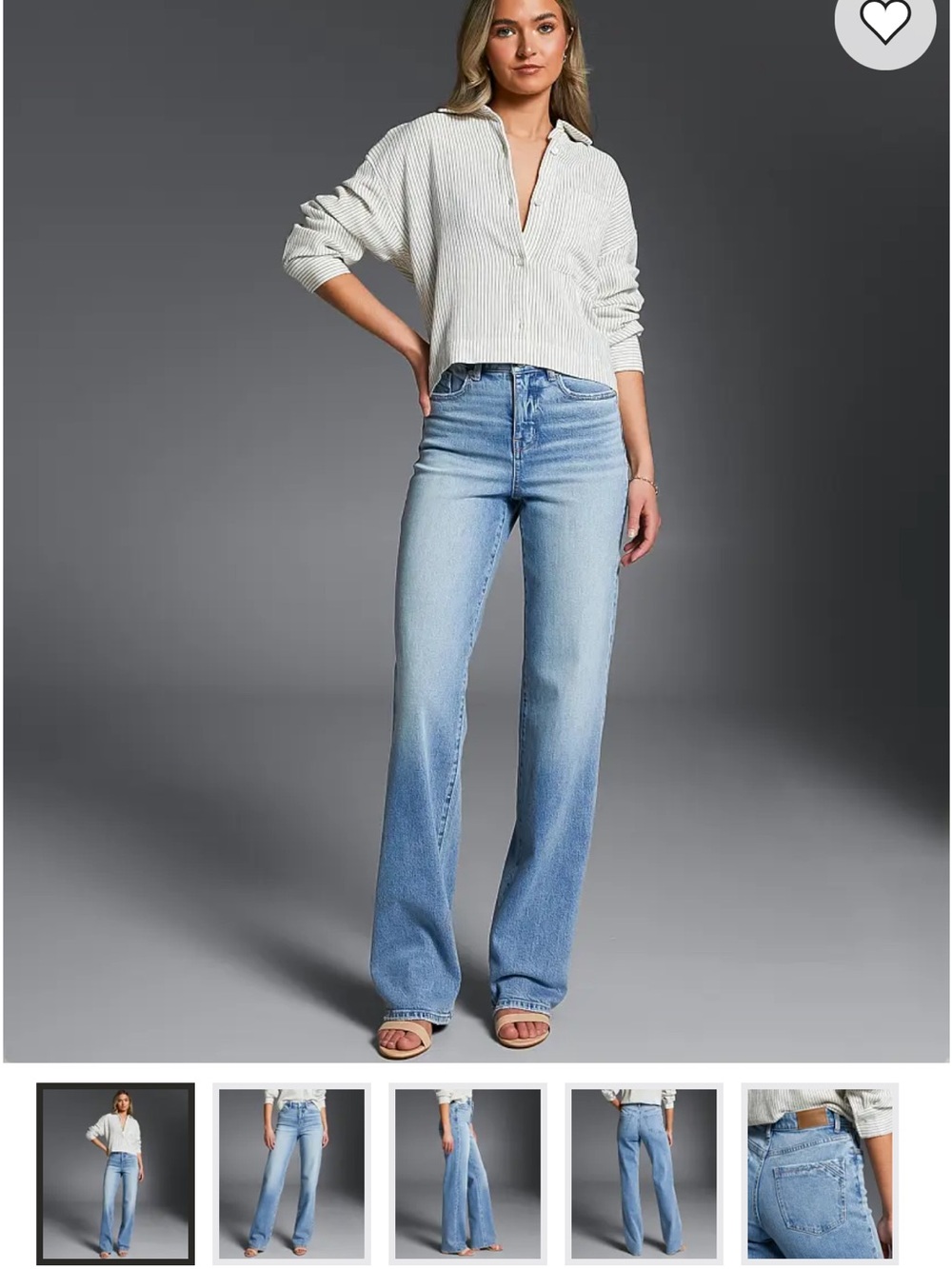 Buckle Black Fit No. 35 Classic Straight Stretch Jean- Light Blue